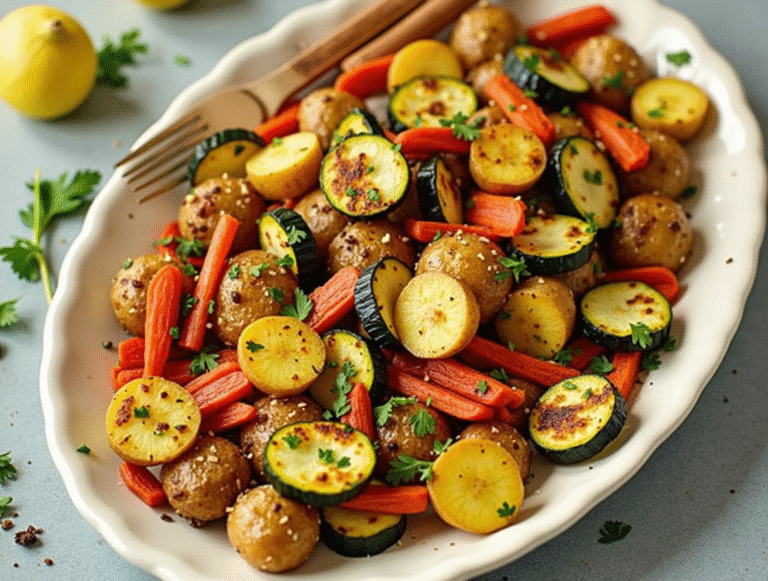 How to Make Perfect Garlic Herb Roasted Potatoes Carrots and Zucchini (Foolproof Method)