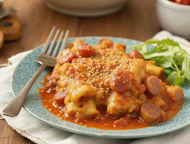 Sausage Casserole in the Slow Cooker