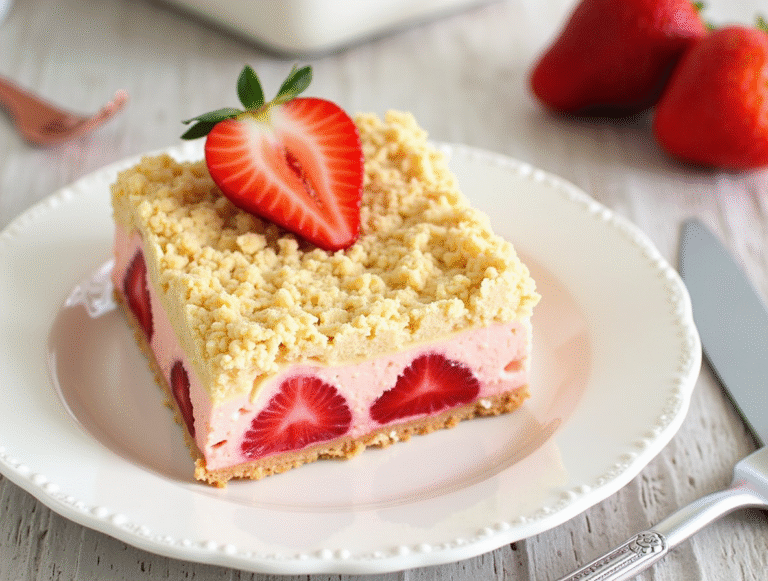 The Secret to Perfect Strawberry Crunch Poke Cake (Chef-Tested Recipe)