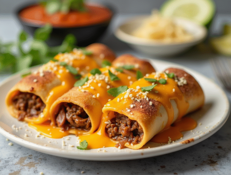 How to Make Restaurant-Style Beef Cheese Chimichangas (Chef’s Secret Tips)