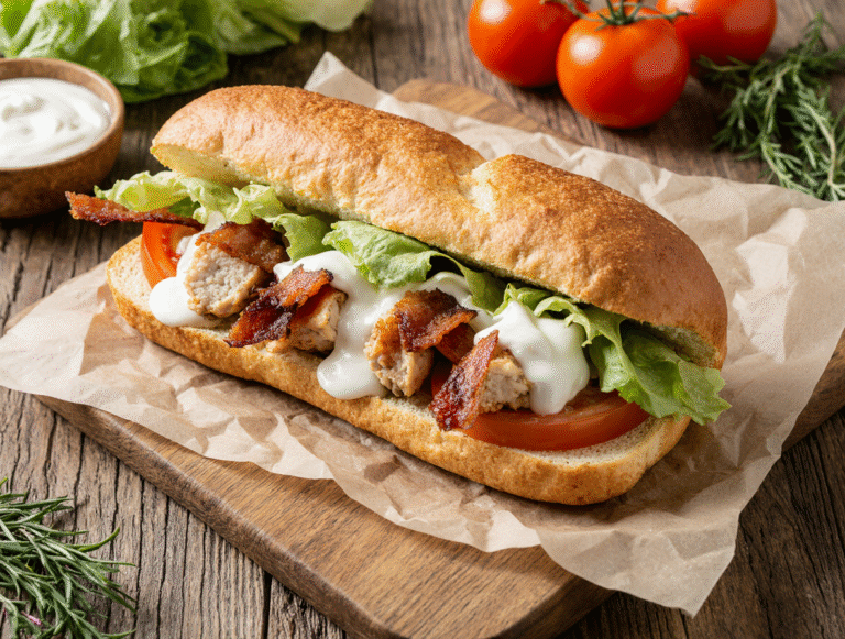 How to Make the Perfect Chicken Bacon Ranch Sandwich (Better Than Restaurant)