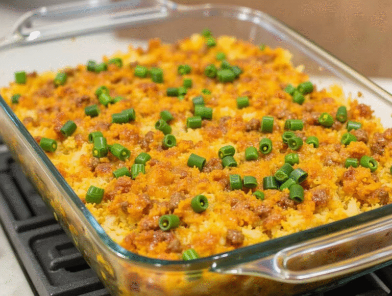 The Secret Behind Perfect Ground Beef Hash Brown Casserole (Family Favorite Recipe)