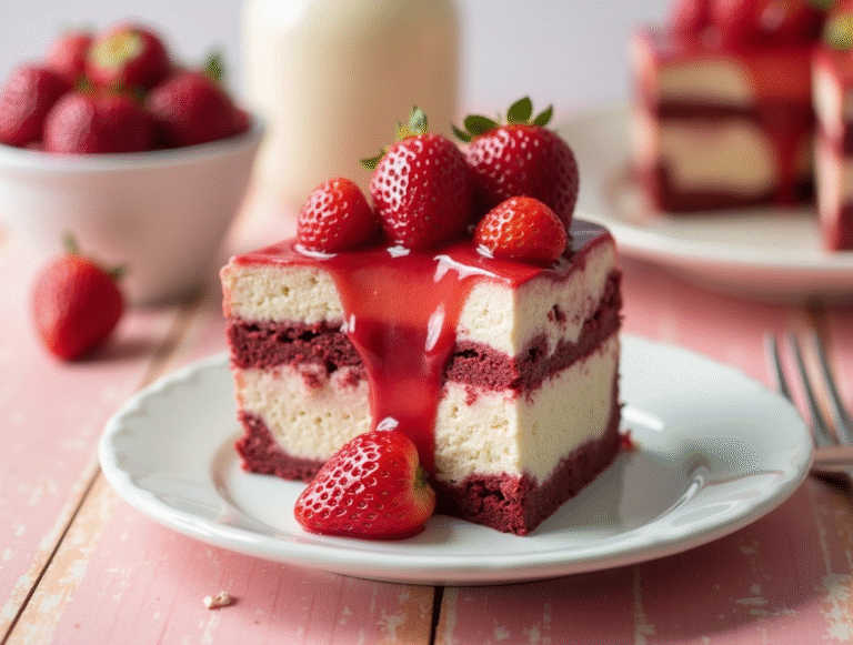 The Secret to Perfect Strawberry Red Velvet Cheesecake (Step-by-Step Guide)