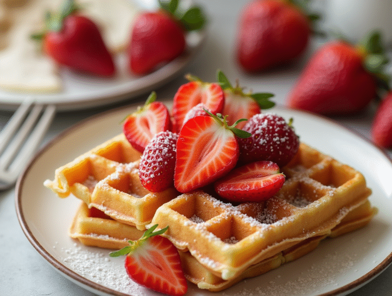 The Perfect Waffles with Strawberries: A Foolproof Recipe Guide