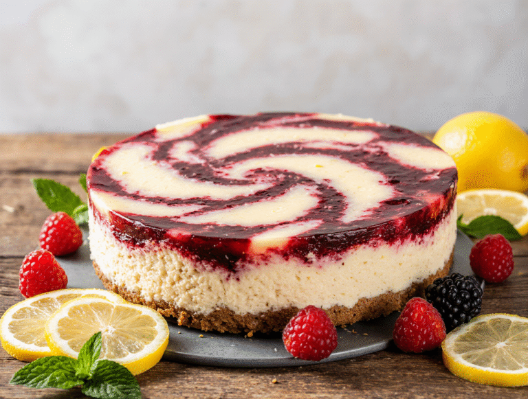 Perfect Lemon Raspberry Cream Cheesecake: Foolproof Recipe (Step-by-Step Photos)